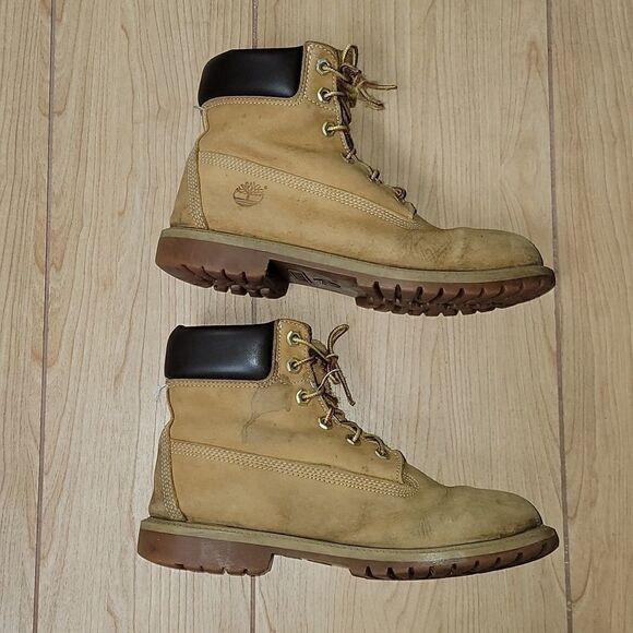 TIMBERLAND 6-INCH NUBUCK LEATHER WATERPROOF BOOTS, SIZE 7 - Picture 9 of 11